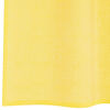 vidaXL Voile Curtains with Rod Pockets 2 pcs Yellow