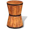vidaXL Stool Variations of Brown Rough mango wood Medium