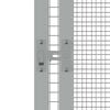 vidaXL Bird Cage Grey Galvanized Steel Large Bird Cage Rectangular