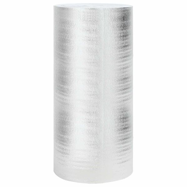 vidaXL Radiator Heat Reflector Silver 82.02 x 3.28 ft Polyethylene