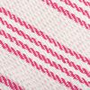 vidaXL Throw Pink and White 100% Cotton 86.6 x 98.4 in Throw