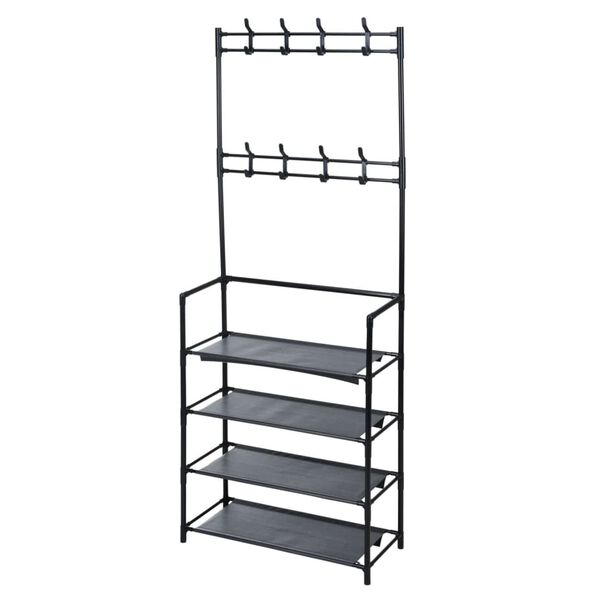 Storage solutions Garment Rack Black Metal and non-woven polyester Medium