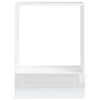 vidaXL Oven Cabinet High gloss white Engineered wood Compact