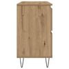 vidaXL Bathroom Cabinet Artisan Oak 31.5x13.0x23.6" Engineered Wood