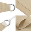 vidaXL Sunshade Sail Oxford Fabric Rectangular 11.5x16.4' Beige