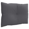 vidaXL Pallet Cushion Set of 3 Anthracite Polyester Medium