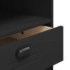 vidaXL TV Stand Black Engineered wood, Plastic Medium TV Cabinet