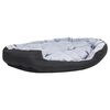 vidaXL Dog Cushion Grey and Black 420D Oxford fabric with PU coating