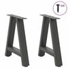 vidaXL Coffee Table Leg Anthracite Powder-coated steel