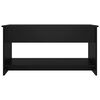 vidaXL Coffee Table Black Engineered Wood Medium Coffee Table