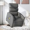 vidaXL Stand Up Massage Recliner Chair Dark Gray