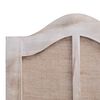 vidaXL 6-Panel Room Divider White 82.7"x65" Fabric