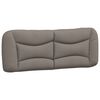 vidaXL Headboard Cushion Taupe Fabric (100% polyester) 47.2 in