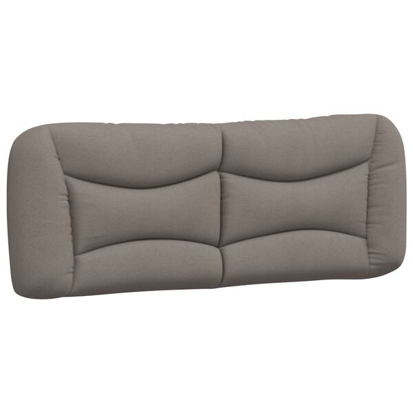 vidaXL Headboard Cushion Taupe Fabric (100% polyester) 47.2 in