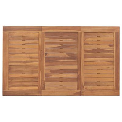vidaXL Patio Dining Table 59.1"x35.4"x29.5" Solid Teak Wood
