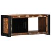 vidaXL TV Cabinet Black and Brown Solid reclaimed wood, iron Medium