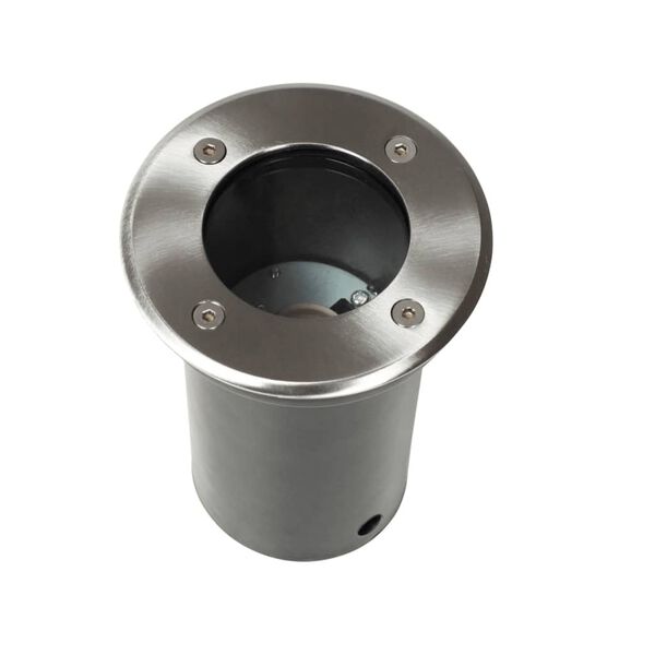 vidaXL Built-in Garden Lamp Silver and Black