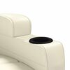 vidaXL Recliner Chair Cream White Faux Leather