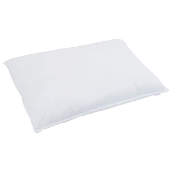 vidaXL 2-in-1 Duvet with Pillow 2 pcs White Down Feather