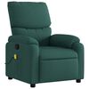 vidaXL Massage Recliner Chair Dark Green