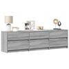 vidaXL TV Cabinet Grey Sonoma Engineered wood Large TV Cabinet