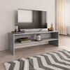 vidaXL TV Cabinet Concrete grey Engineered wood Medium TV Cabinet