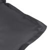 vidaXL Garden Bench Cushion Melange Anthracite 100% Polyester 39.4x19.7 in