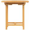vidaXL Garden Table Natural Teak Solid Teak Wood