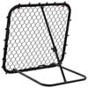 vidaXL Football Rebounder Adjustable Black 84x73x23.6 - 31.5 " Steel