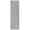 vidaXL Wall Shelf Set of 2 Gray Sonoma Engineered Wood 19.7x5.9x19.7 in