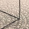 vidaXL Rug Cream 100% Polypropylene 23.6 x 43.3 in