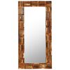 vidaXL Wall Mirror Solid Reclaimed Wood 23.6"x47.2"