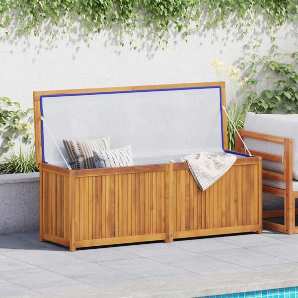 vidaXL Garden Box Teak Solid teak wood Large Garden Box Rectangular