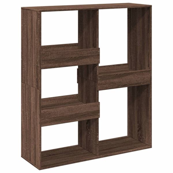 vidaXL Room Divider Brown Oak Engineered Wood Medium Room Divider