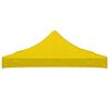 vidaXL Party Tent Roof 9.8'x9.8' Yellow 0.9 oz/ft²