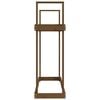 vidaXL Firewood Rack Honey Brown 43.3x13.8x42.7" Solid Wood Pine