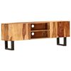vidaXL TV Cabinet Brown Solid Acacia Wood 51.2x11.8x18.5 in TV Cabinet