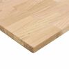 vidaXL Desk Top Natural Wood Solid Oak Wood Medium Durable Desk Top