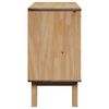 vidaXL Hallway Cabinet Honey brown Solid pine wood with engineered wood