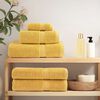 vidaXL Hand Towel Set of 10 Gold 100% Cotton 19.7 x 39.4 in Hand Towel