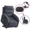 vidaXL Stand Up Massage Recliner Chair Dark gray