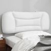 vidaXL Headboard Cushion White