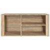 vidaXL Shoe Cabinet Sonoma oak Engineered wood Standard Shoe Cabinet