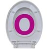 vidaXL Soft-close Toilet Seat White Oval