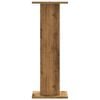 vidaXL Speaker Stands 2 pcs Artisian Oak 11.8x11.8x31.5" Engineered Wood