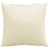 vidaXL Throw Pillows 4 pcs Cream 23.6"x23.6" Fabric