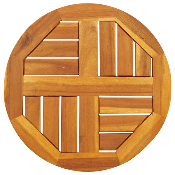 vidaXL Table Top Natural Solid Acacia wood Medium Durable Table Top