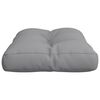 vidaXL Pallet Cushion Grey 100% polyester 19.7x15.7 in Durable Cushion