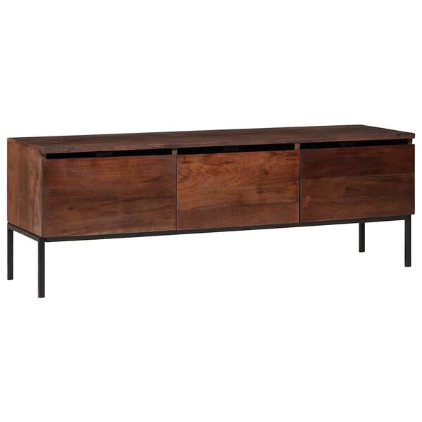 vidaXL Media Storage Cabinets & Racks Honey Brown 110 x 30 x 36 cm