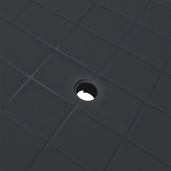 vidaXL Outdoor Table Anthracite Plastic Standard Lightweight